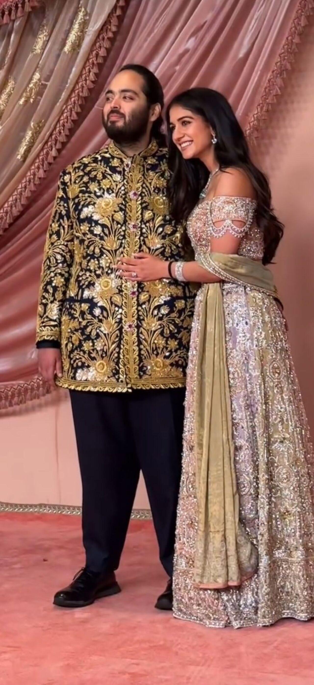 Anant Ambani and Radhika Merchant's sangeet ceremony turned out to be a star-studded affair. 