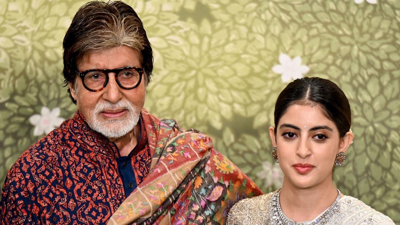 Amitabh Bachchan, Navya Naveli Nanda grace Anant Ambani-Radhika Merchant's 'Shubh Aashirwad' ceremony