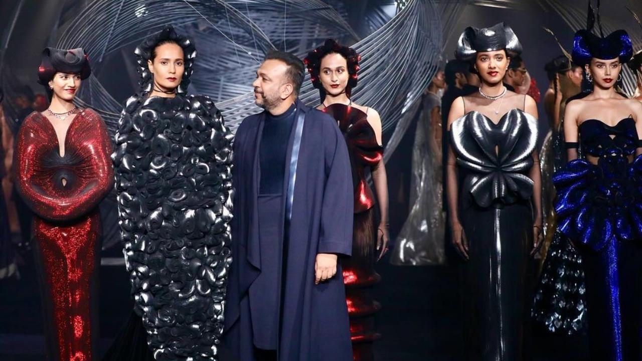 India Couture Week: Amit Aggarwal's collection represents different aspects of time