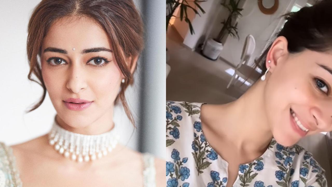 Ananya Panday opts for random ear piercing, calls it 'cute'