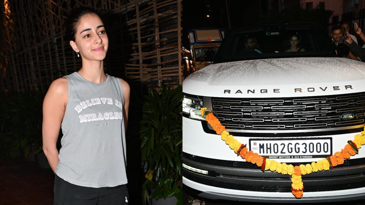 Ananya Panday buys Range Rover worth Rs 3.38 cr, purchases unique number plate