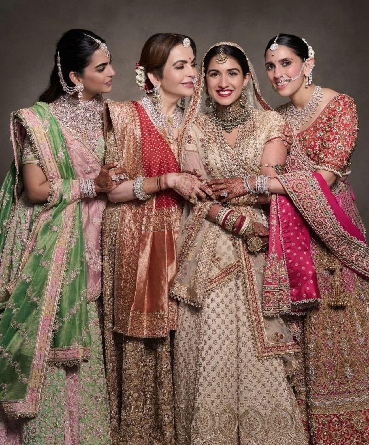 This moment captured the love, bond, and respect that the Ambani women share for each other. Sisterhood wins in this household! 