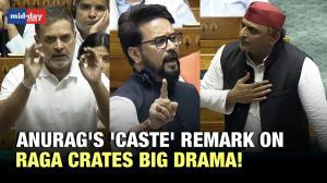 Anurag Thakur's caste remark on Rahul Gandhi creates uproar in Lok Sabha