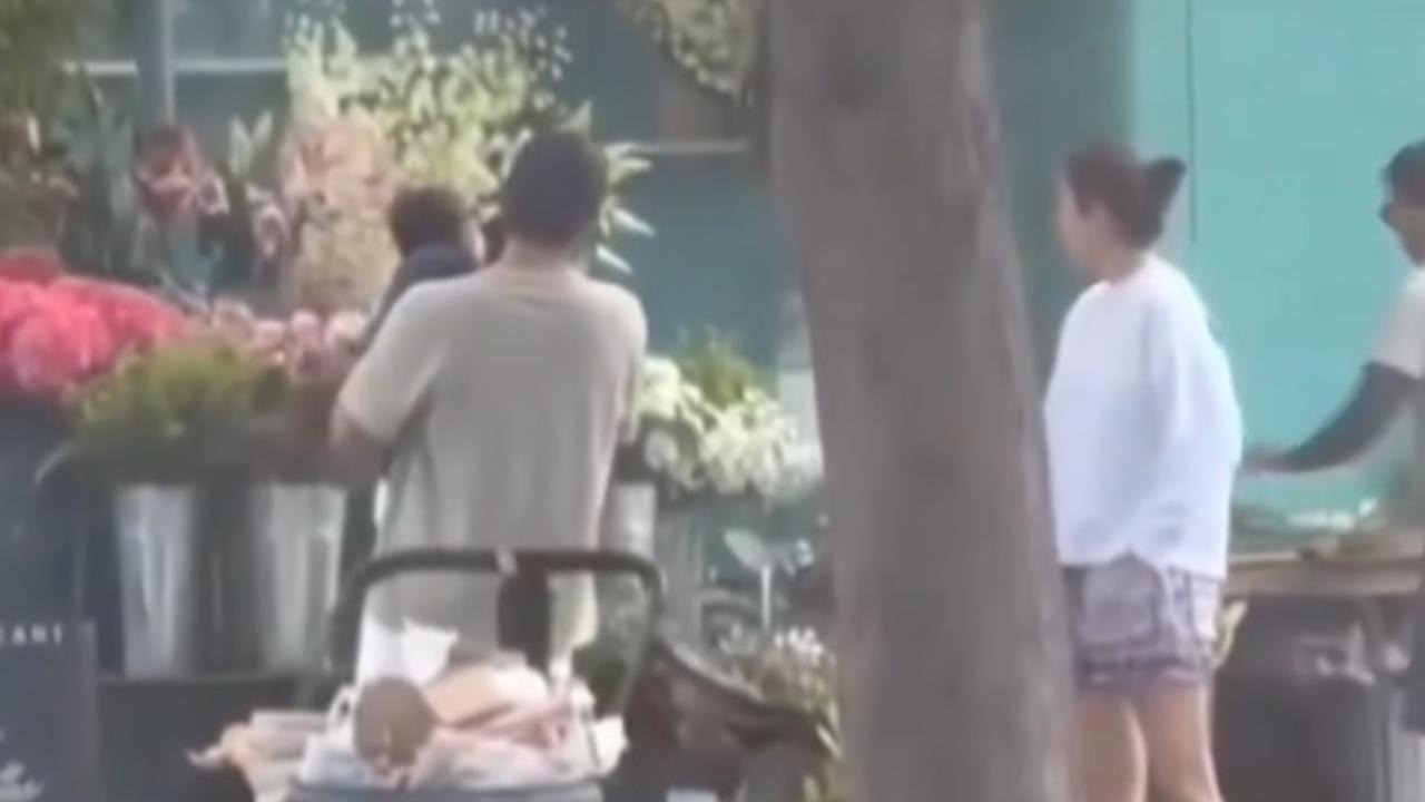 Anushka Sharma, Virat Kohli spotted with son Akaay at a flower store in London