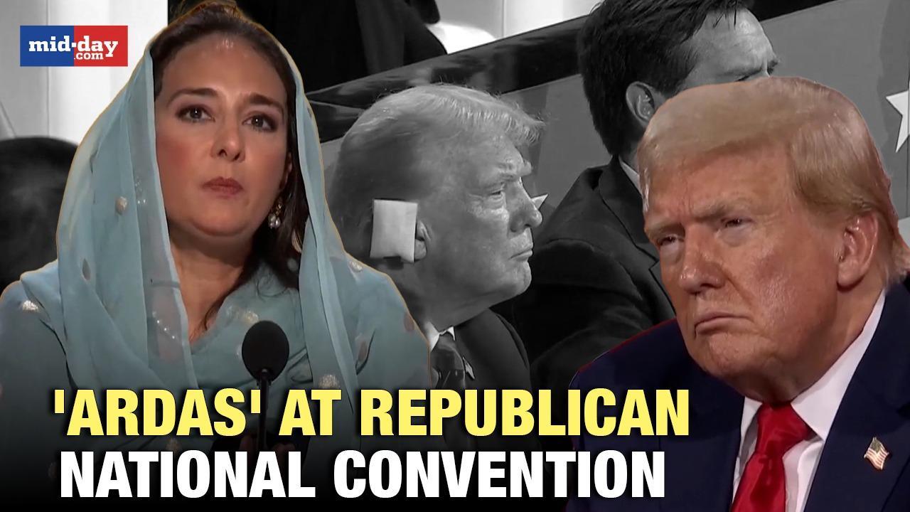  Harmeet Dhillon offers 'Ardas' at RNC in presence of Donald Trump