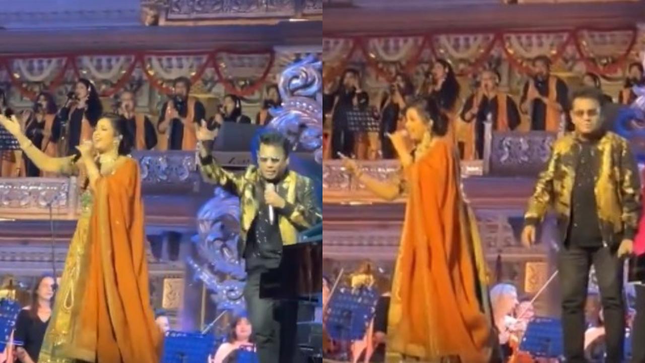 Shreya Ghoshal, AR Rahman’s performance on ‘Barso Re’ at Anant-Radhika’s Mangal Utsav an ode to Mumbai monsoon 