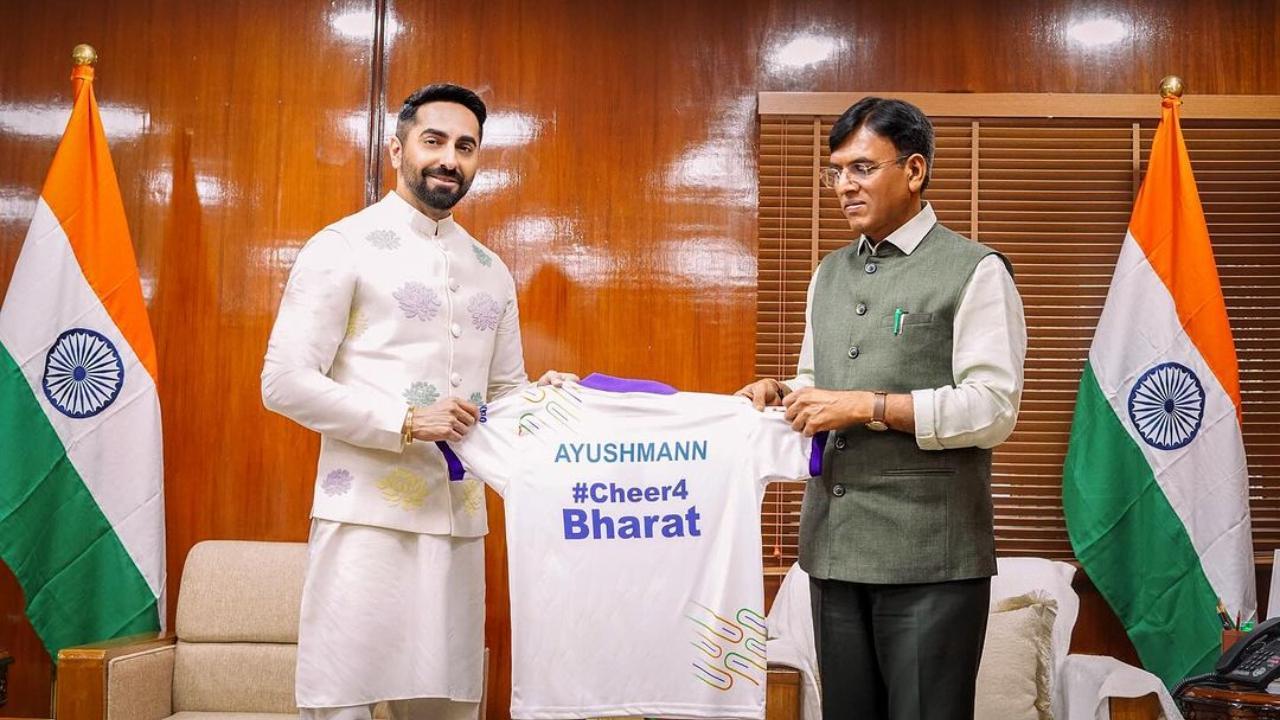 Paris Olympics 2024: Ayushmann Khurrana, Union Minister Mansukh Mandaviya urge citizens to cheer for India