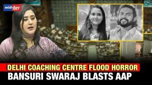  BJP MP Bansuri Swaraj targets AAP over Old Rajinder Nagar flood horror