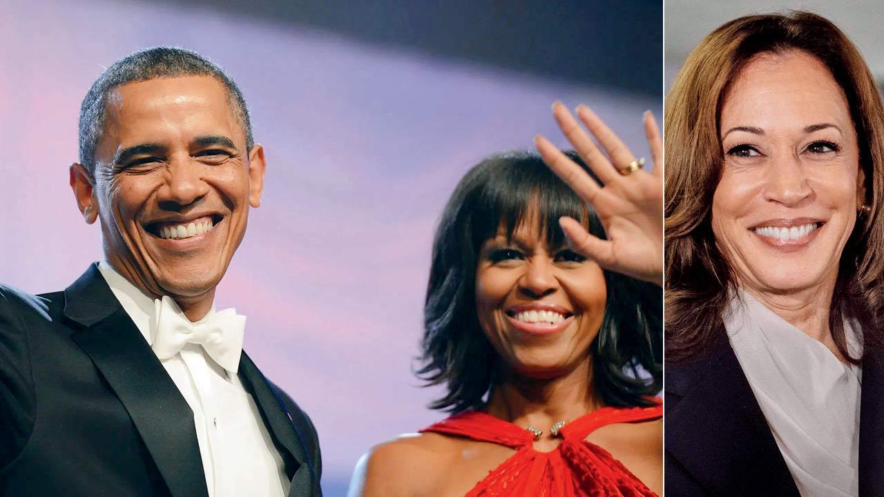 Barack, Michelle Obama endorse Kamala Harris 