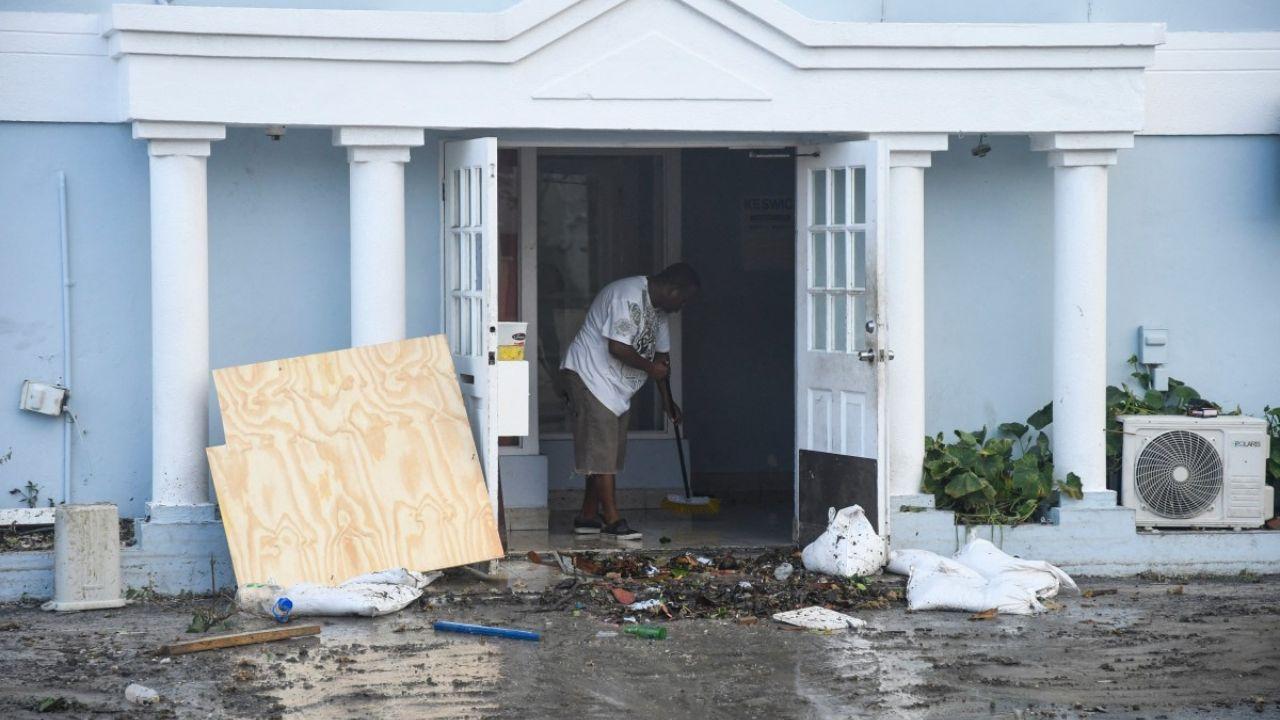 The storm's winds reached a maximum sustained speed of 160 mph (260 kph) as it tore through the southeastern Caribbean, causing widespread damage and uprooting communities.