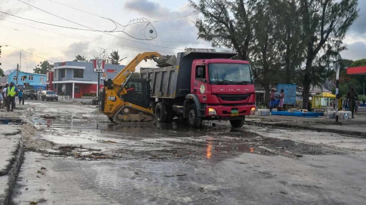 Beryl made landfall on Carriacou in Grenada as a Category 4 storm before strengthening further. The storm caused extensive damage, ripping doors, windows, and roofs off homes. Streets from St. Lucia to Grenada were littered with debris, downed power lines, and fallen trees. In Grenada, Prime Minister Dickon Mitchell confirmed one fatality and mentioned ongoing efforts to assess the full extent of the damage on Carriacou and Petite Martinique.