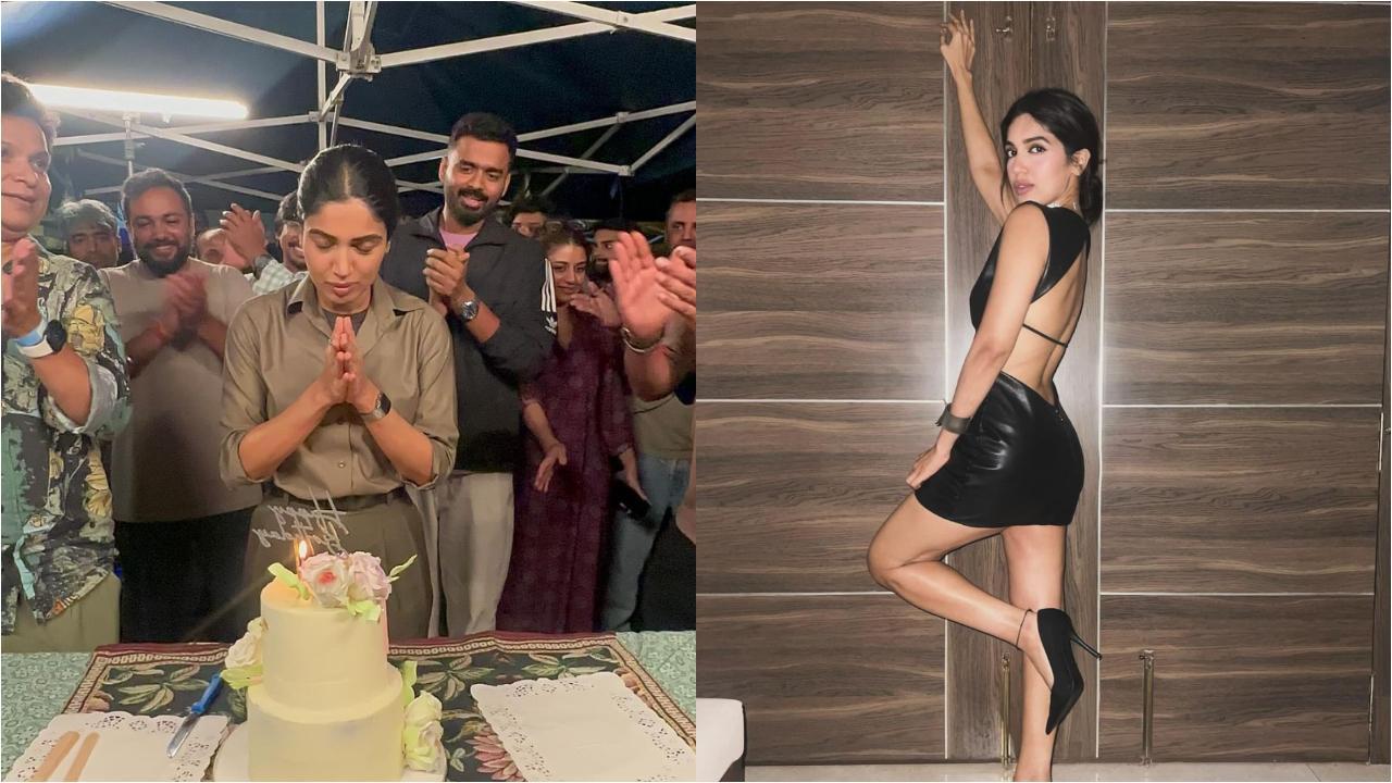 Bhumi Pednekar celebrates 35th birthday on sets of 'Daldal', shares pics