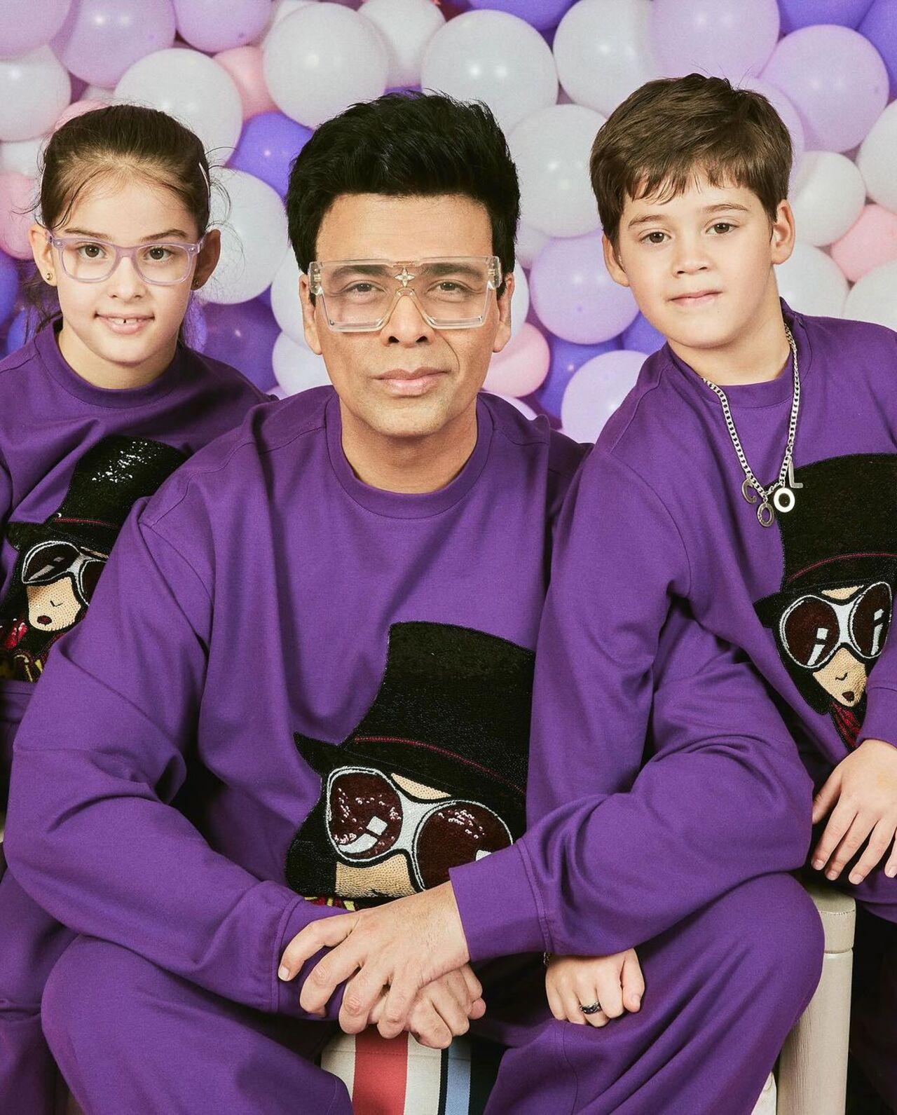 Karan Johar welcomed his son Yash and daughter Roohi via surrogacy in February 2017. He named Yash after his father late Yash Johar, while Roohi is an anagram of his mother's name Hiroo.