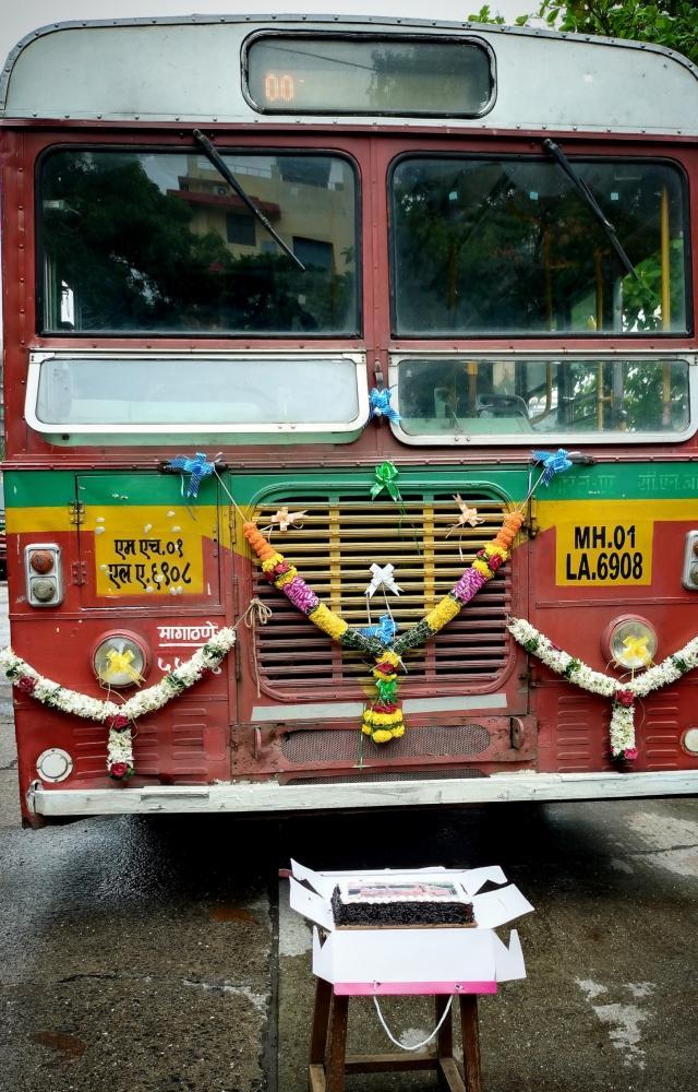 Farewell to Tata`s CNG model BEST bus