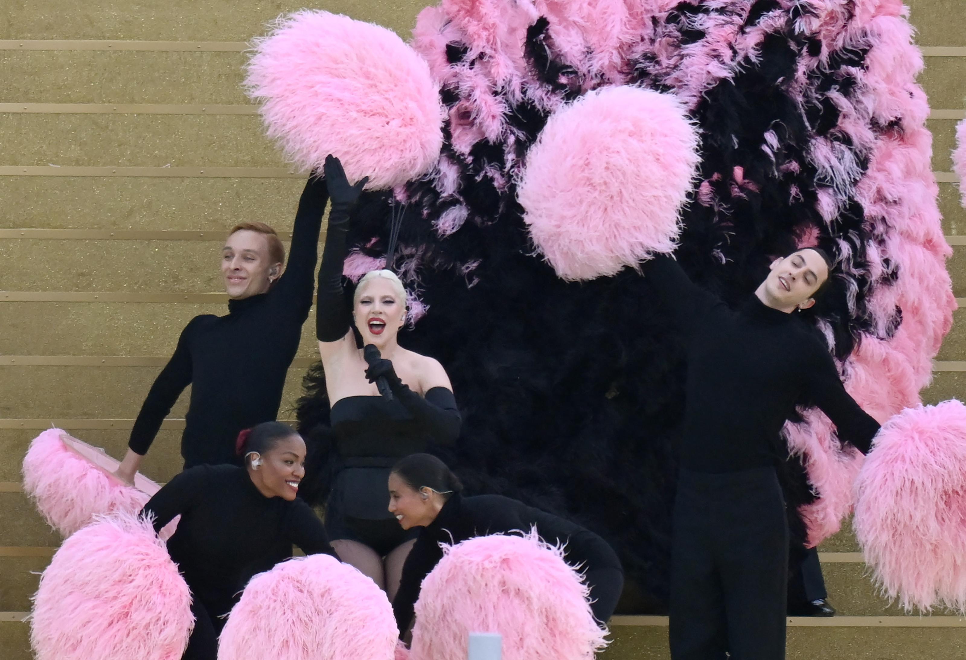 Lady Gaga performed at Paris 2024 Olympics opening ceremony