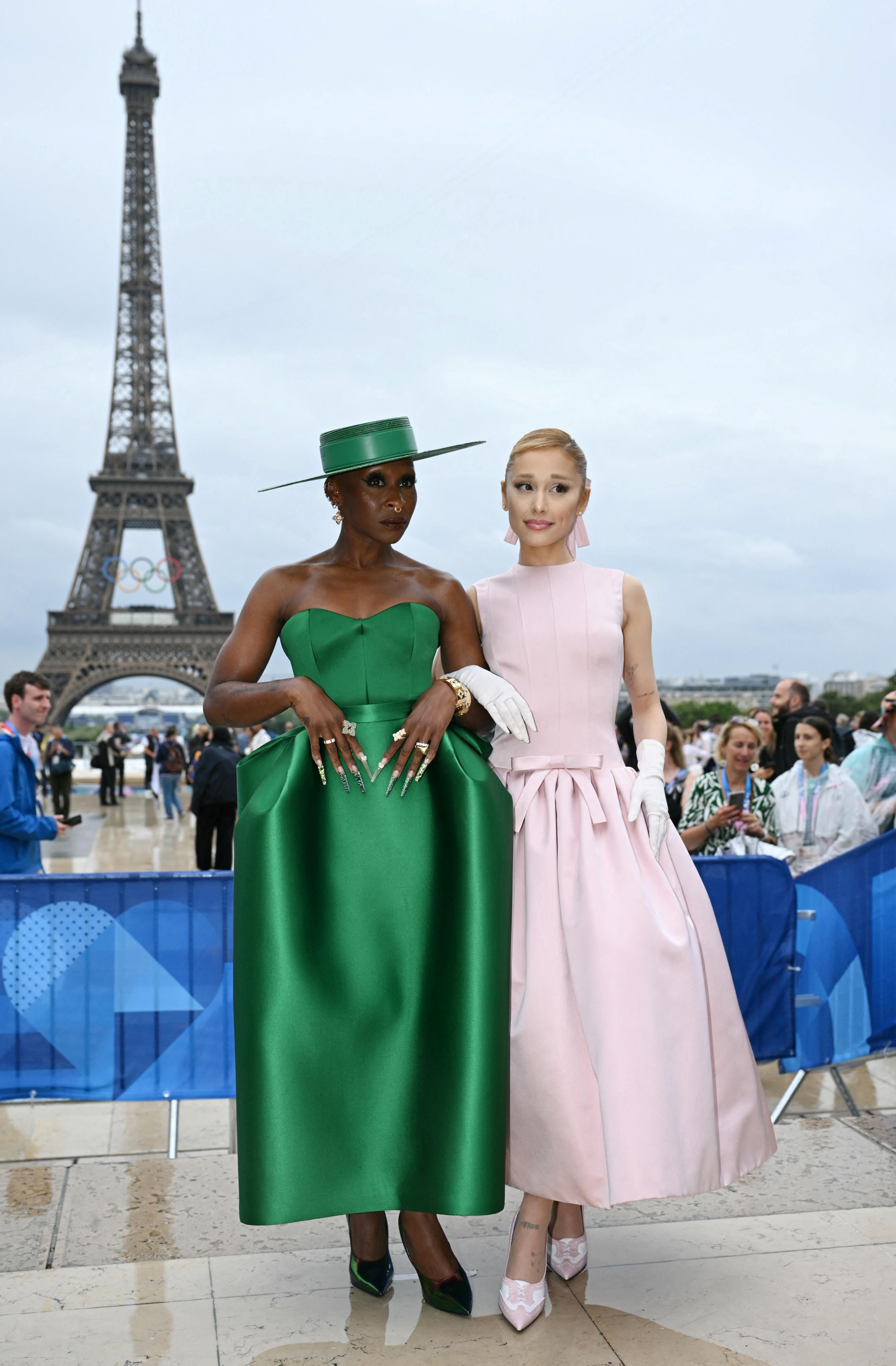 Ariana Grande and Cynthia Erivo's paid a fashion tribute to their Wicked roles wowed the audience at the 2024 Olympics Opening Ceremony.