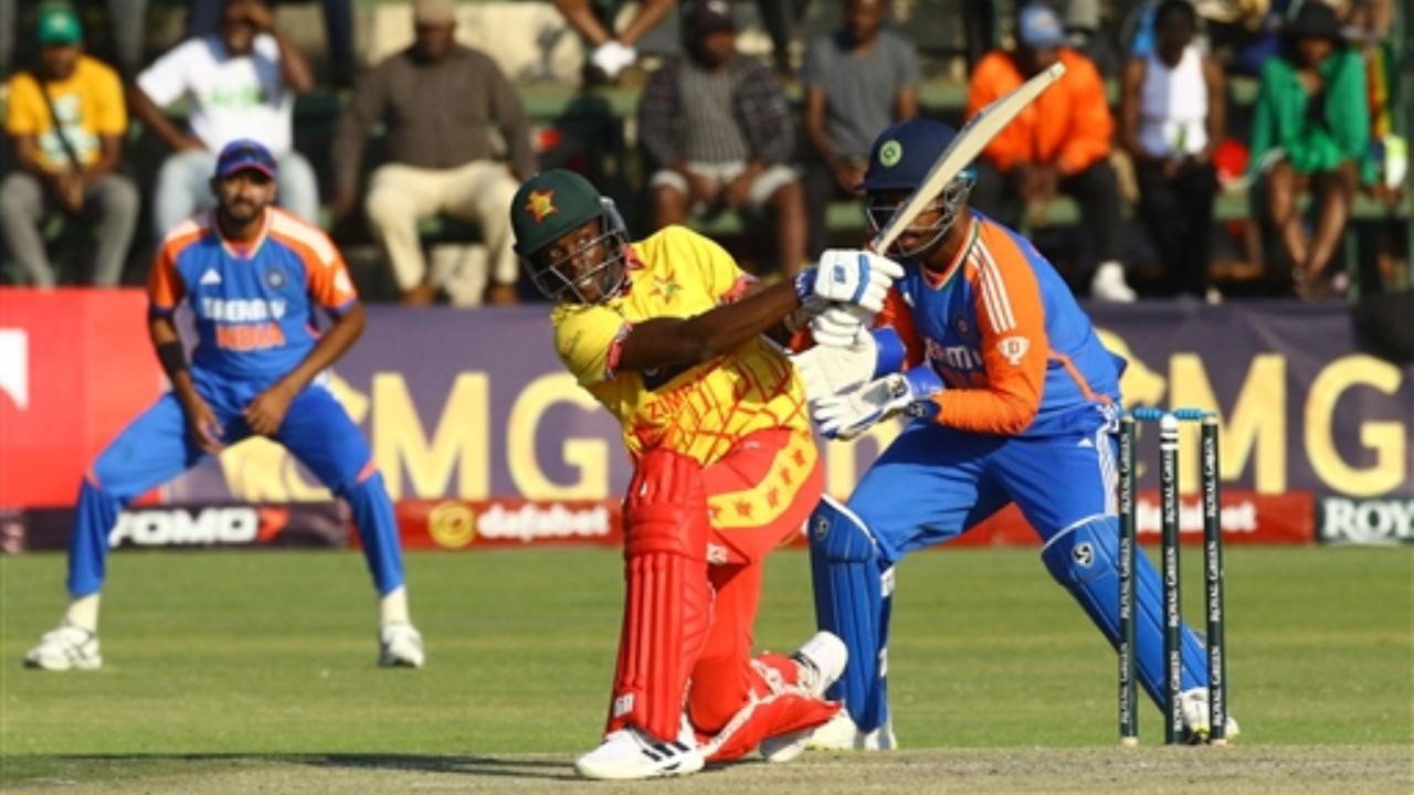 Clive Madande kept things tight from the other end. His innings ended with a score of 37 runs in 26 balls laced with 2 fours and 2 sixes