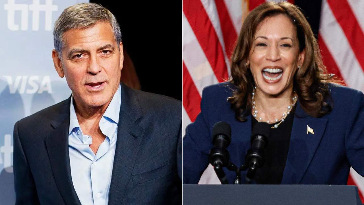 After calling for Biden to step down, George Clooney endorses Kamala Harris for US President