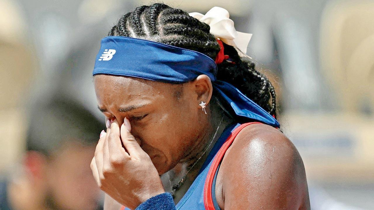 Tearful Gauff feels cheated