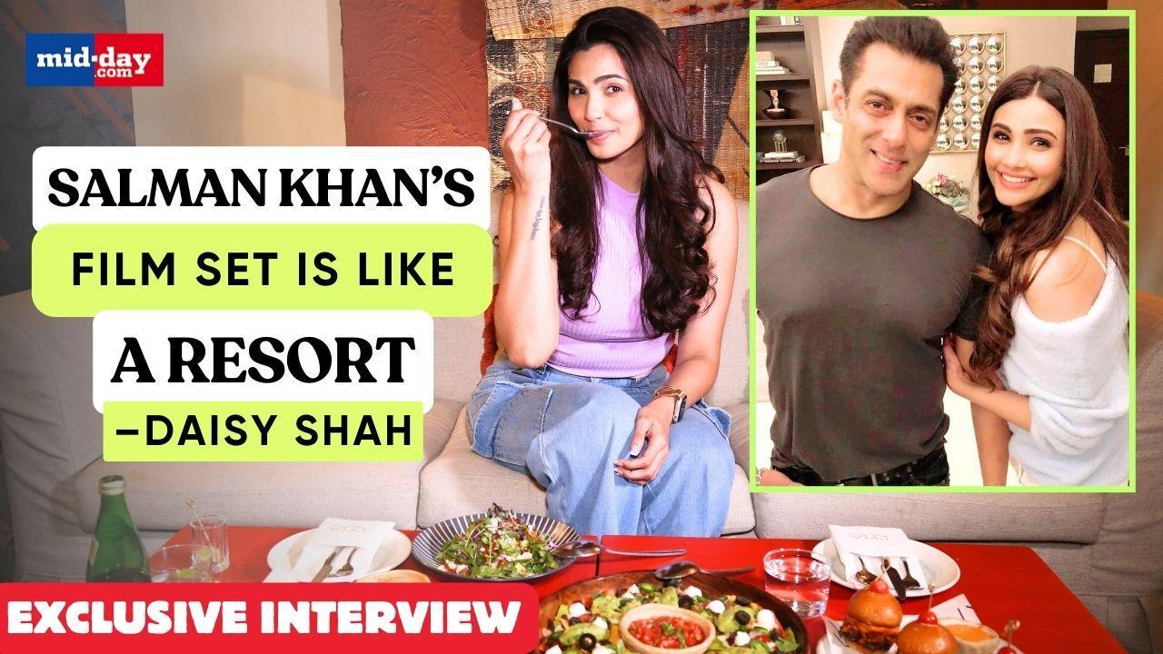Daisy Shah reveals how food is laid out on a Salman Khan film set | Interview