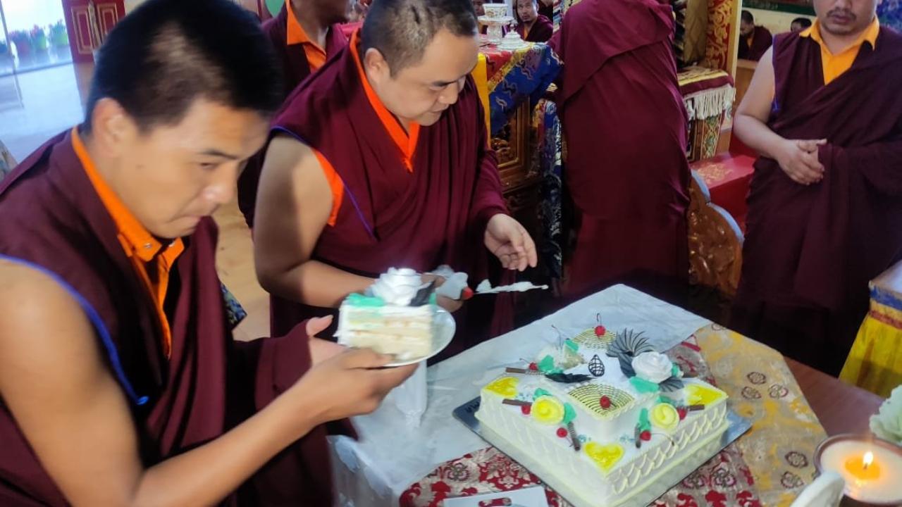 One of the monks, Acharya Lodoe Zangpo, said: Zangpo said, 
