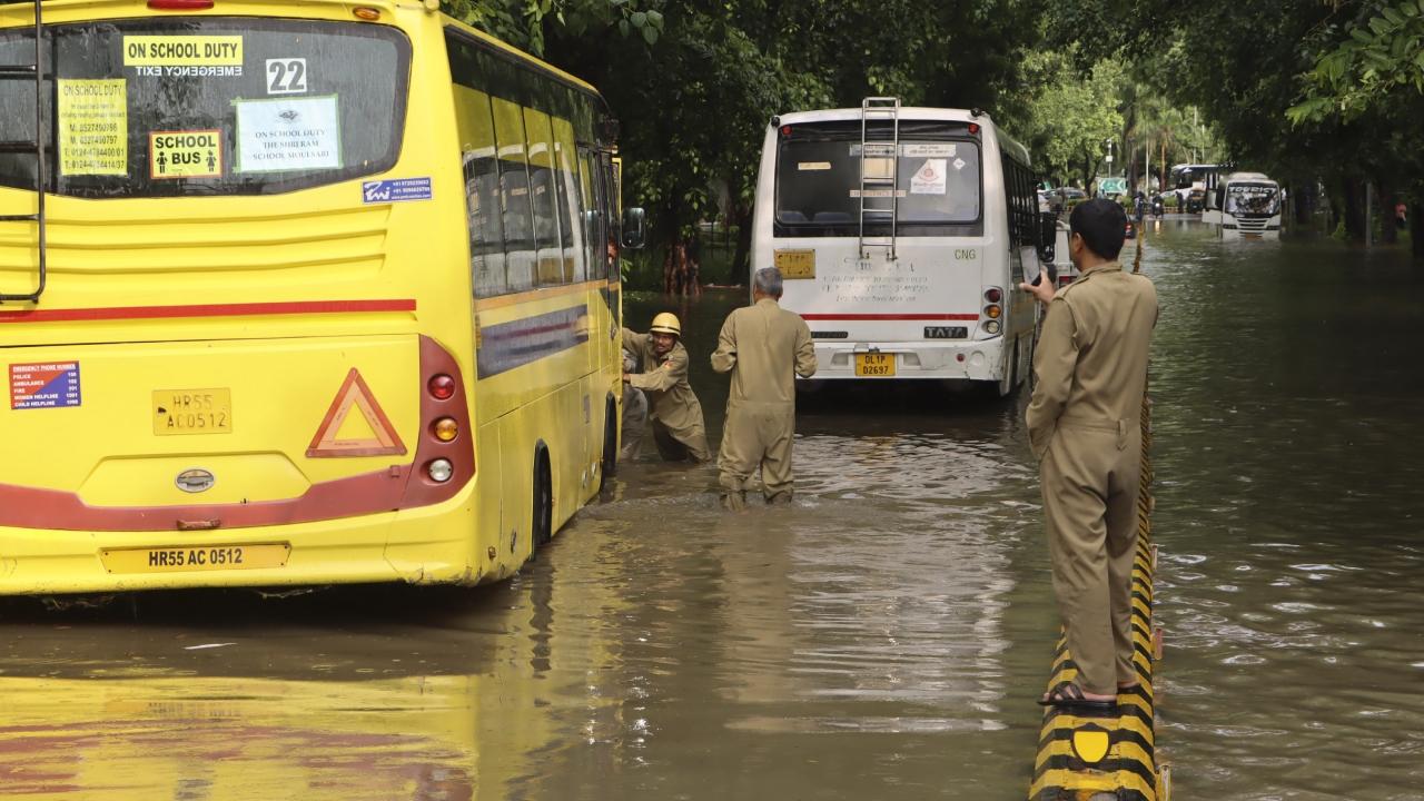 The New Delhi Municipal Council, which oversees civic work in central Delhi, received 25 complaints of waterlogging, an official said. There were complaints of waterlogging from Madhu Limaye Marg, Diplomatic Enclave, Africa Avenue, Gole Market, and Connaught Place, the official said
