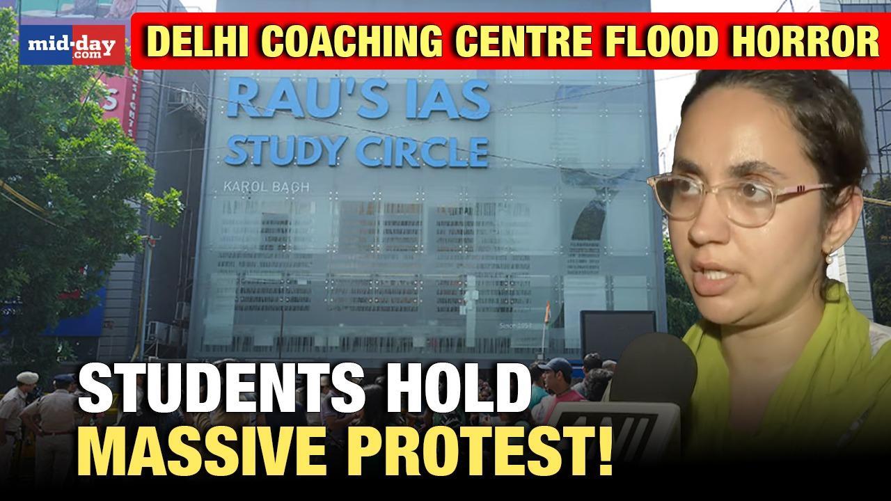 Delhi coaching centre flood horror: Students stage candle march for the deceased