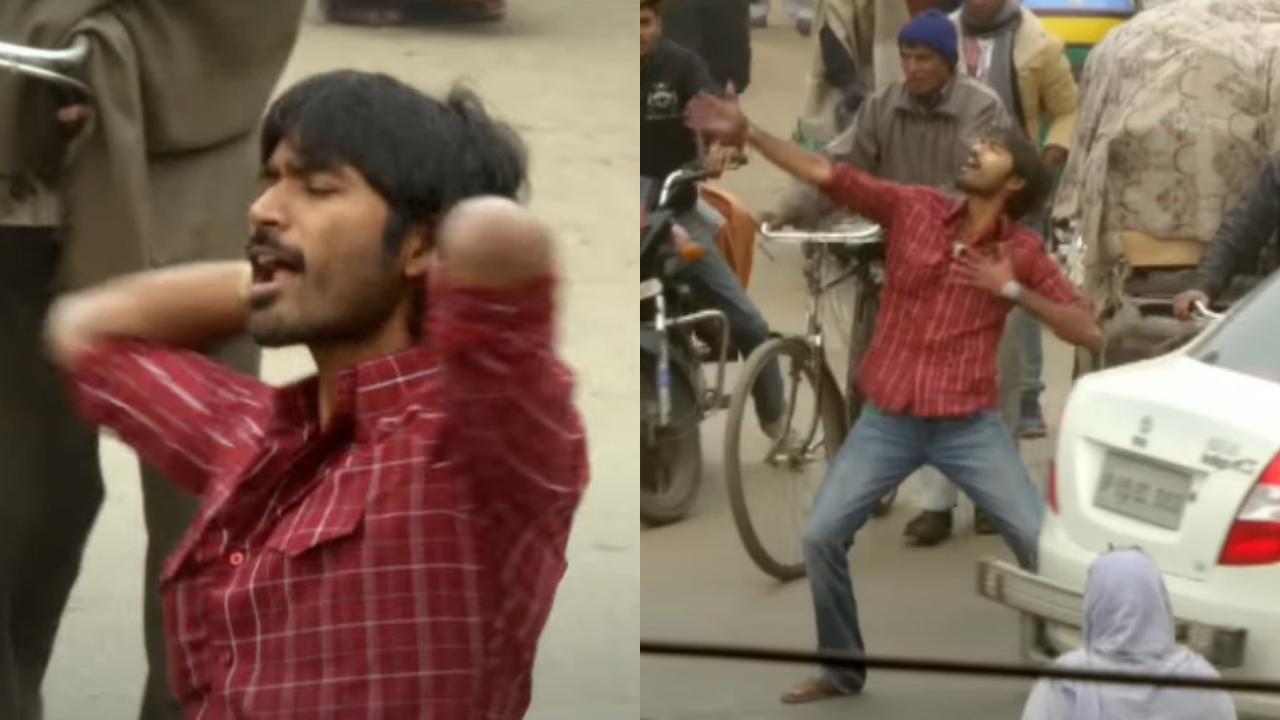 Watch: When Dhanush danced in the middle of the road while filming Raanjhanaa