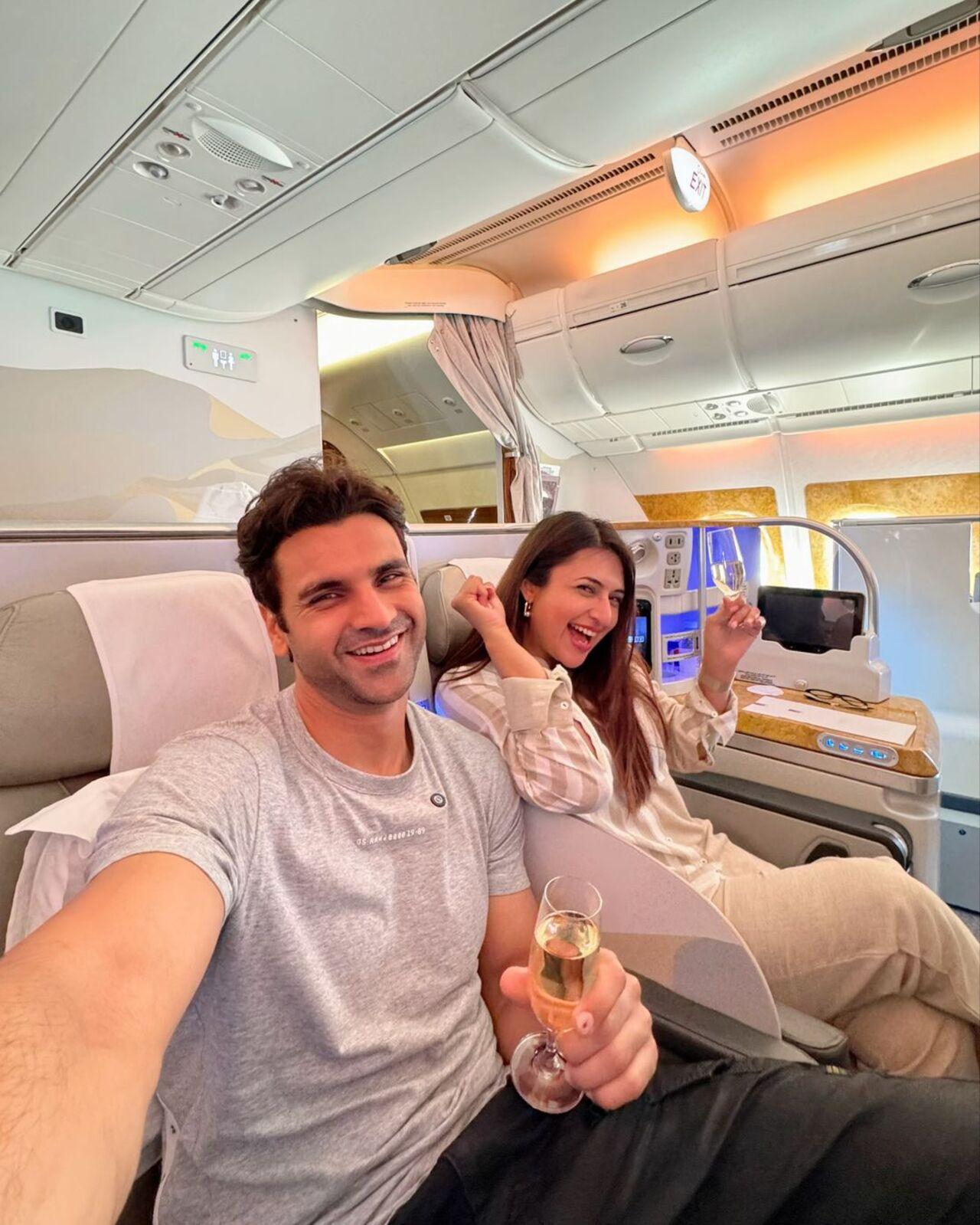 The couple embarked on a fun trip filled with sightseeing and lots of food as a part of their anniversary celebrations. 
