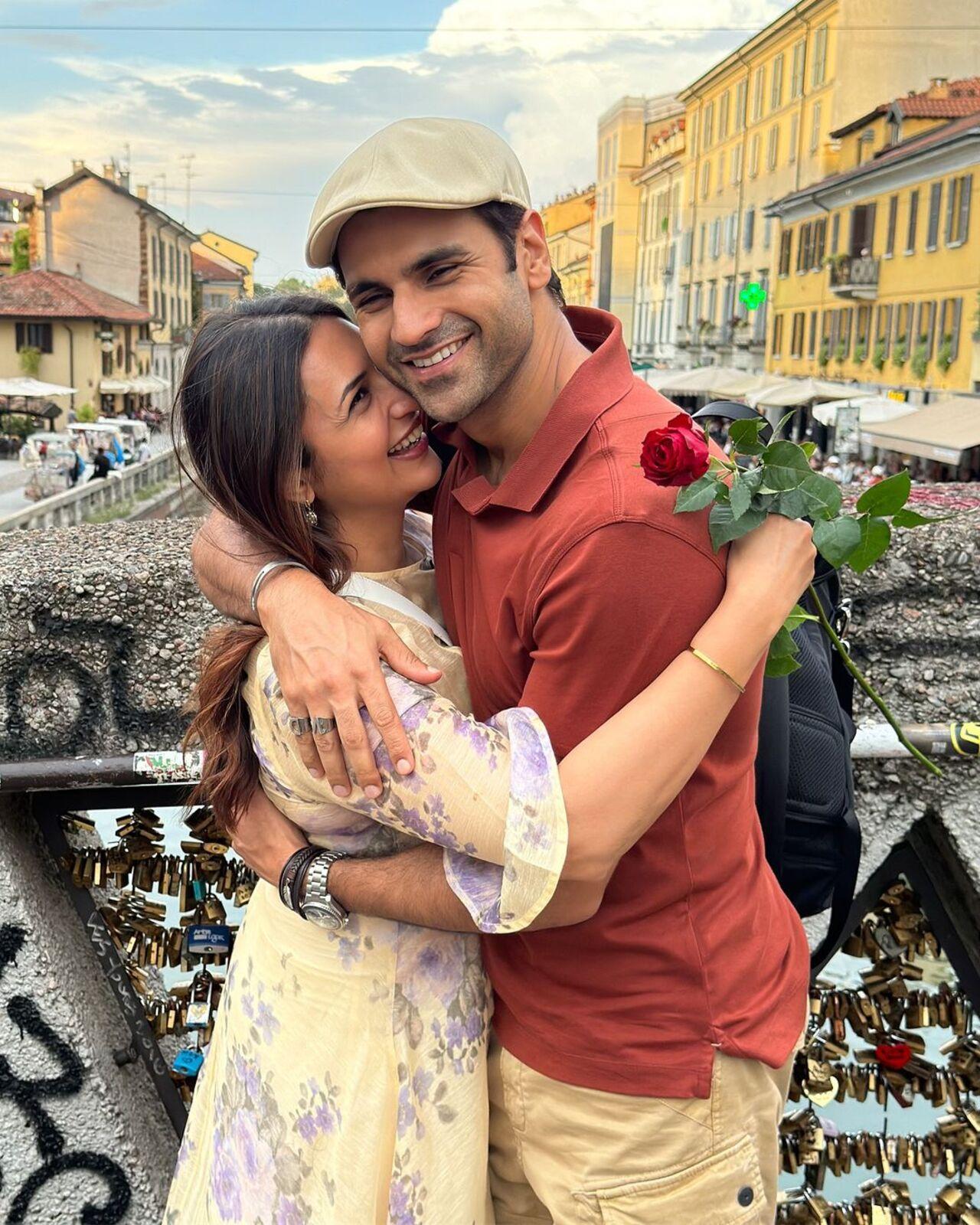 Popular television actors Divyanka Tripathi and her husband Vivek Dahiya, were on a romantic holiday in Europe. 