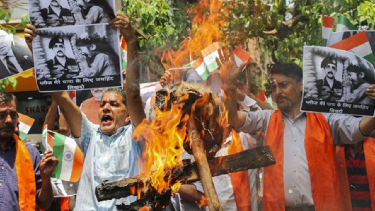 IN PHOTOS: Doda encounter sparks outrage among political circuits in J&K