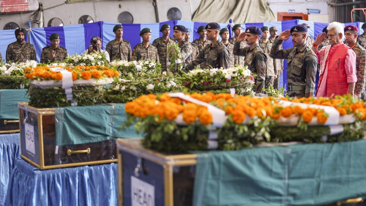 IN PHOTOS: Wreath laying ceremony in Jammu for Doda Martyrs