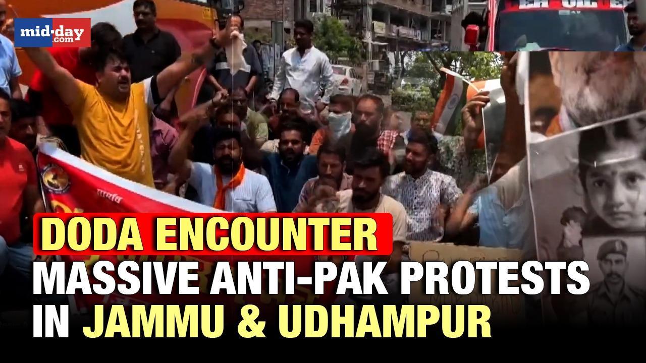 Doda encounter: Massive anti-Pakistan protests in Jammu & Udhampur