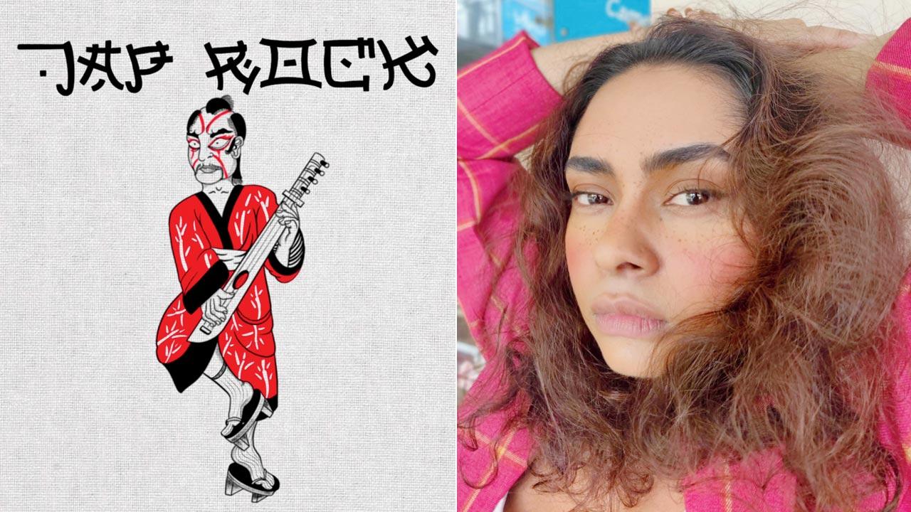 An illustration by Singh. Pic Courtesy/Instagram; (right) Vibhuti Singh