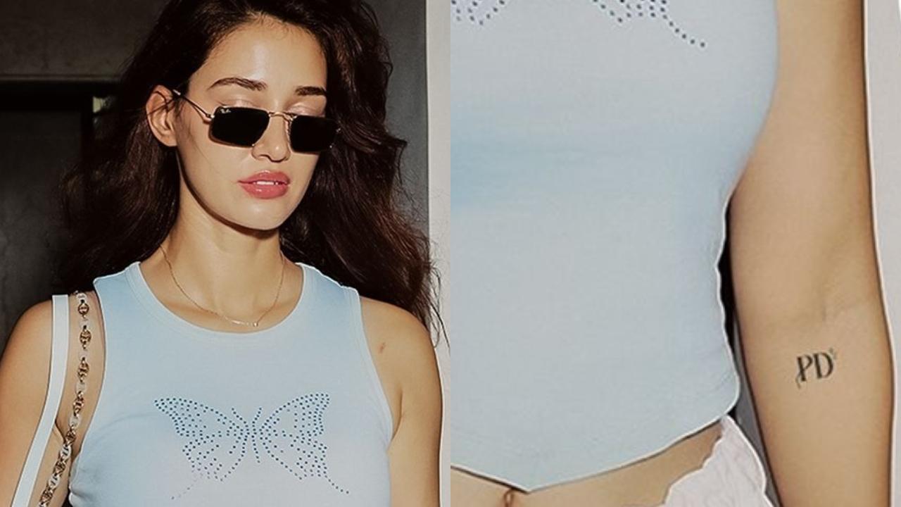 Disha Patani's new 'PD' tattoo starts up dating rumours with Prabhas
