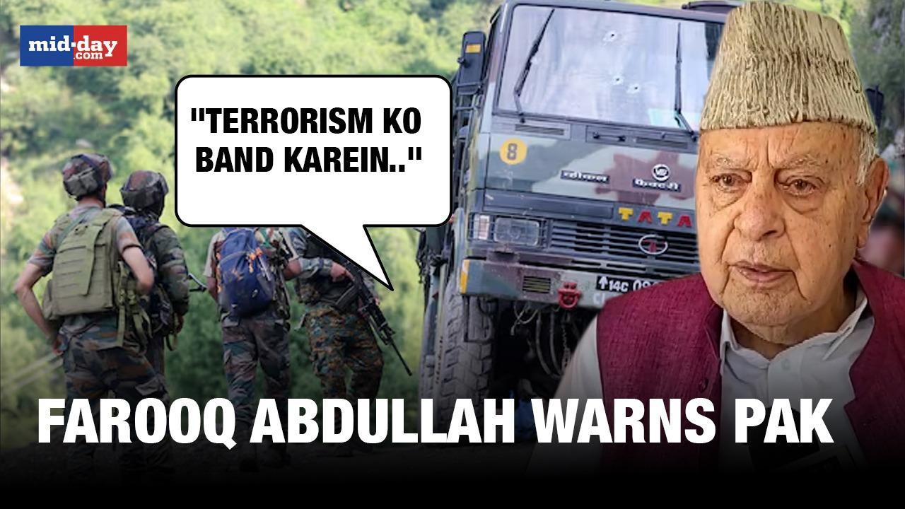 Kathua Terror Attack: JKNC Chief Farooq Abdullah Slams Pak