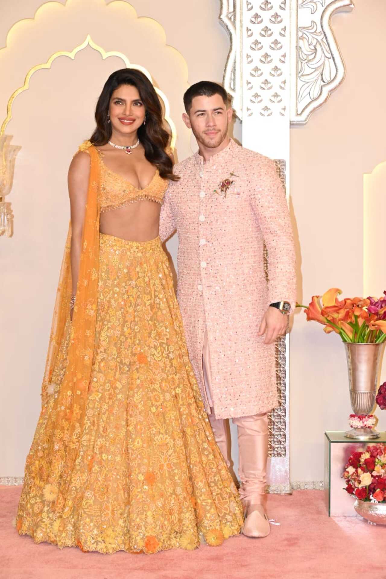 Priyanka Chopra and Nick Jonas strike a pose