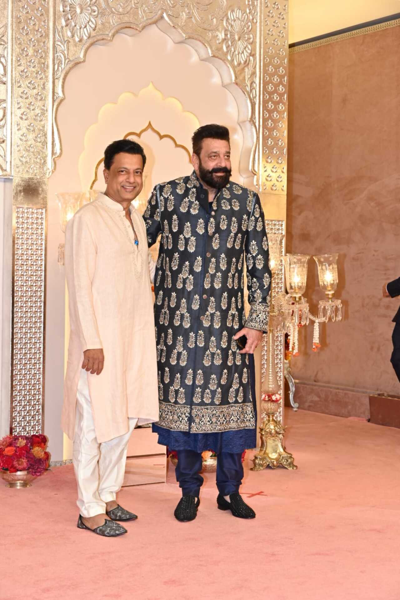 Sanjay Dutt poses with his friend