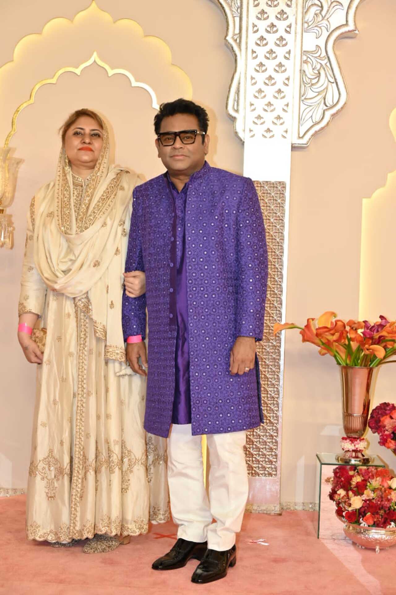 AR Rahman with his wife