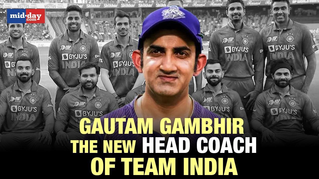 Gautam Gambhir appointed as new Team India head coach!