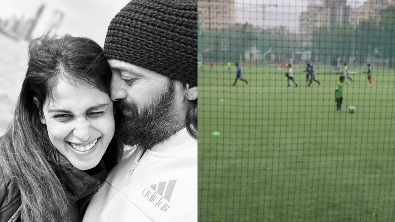 Genelia Deshmukh shares video of kids practicing football in rain: 'Nothing stops them'