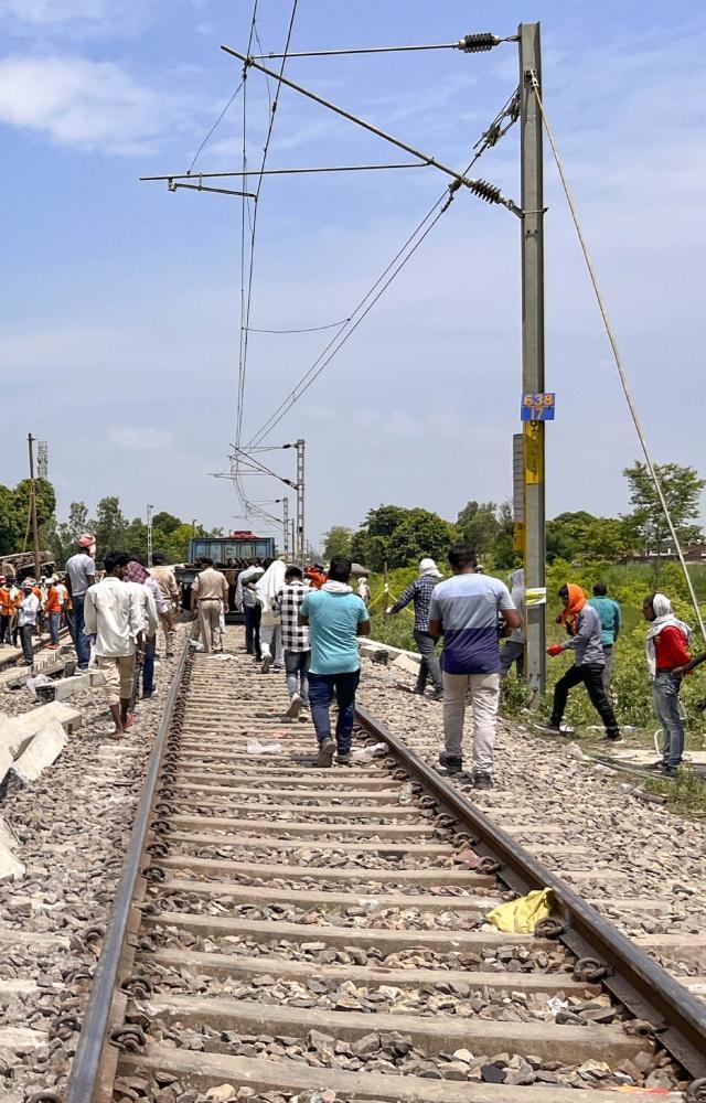Restoration work in Gonda