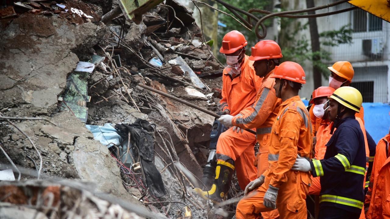 Navi Mumbai building collapse: Third body retrieved after three-storey building collapses in Belapur