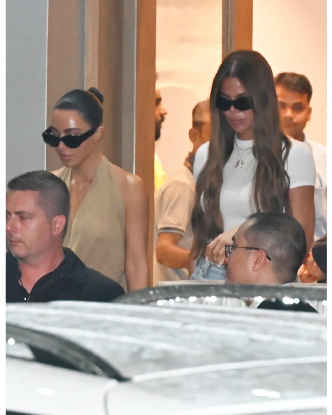Reality TV stars Kim Kardashian and Khloe Kardashian have touched down in Mumbai for Anant Ambani and Radhika Merchant’s wedding