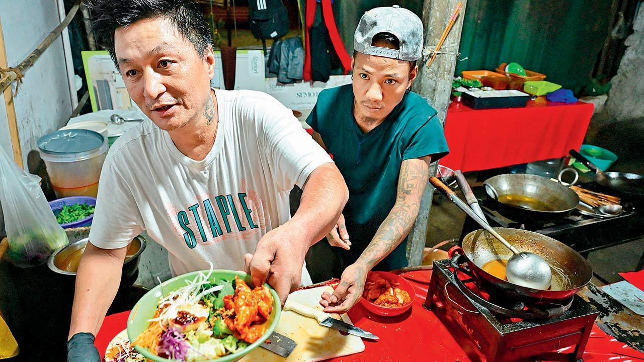 Gagan Rai and Micky assemble fresh ramen bowls every evening in Versova and run out in 1.5 hours