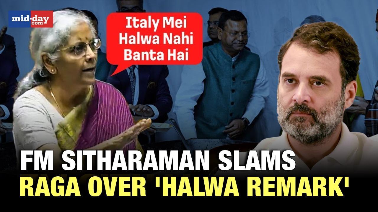 WATCH: Nirmala Sitharaman slams Rahul Gandhi Over 'Halwa Ceremony' remark