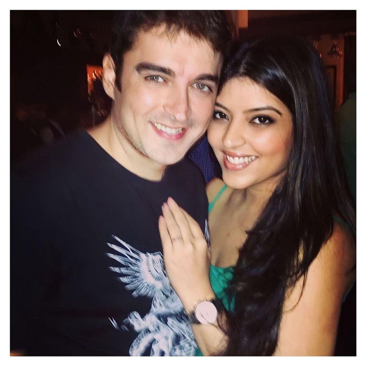 Jugal had shared this throwback picture with his wife Jasmine with the caption: 