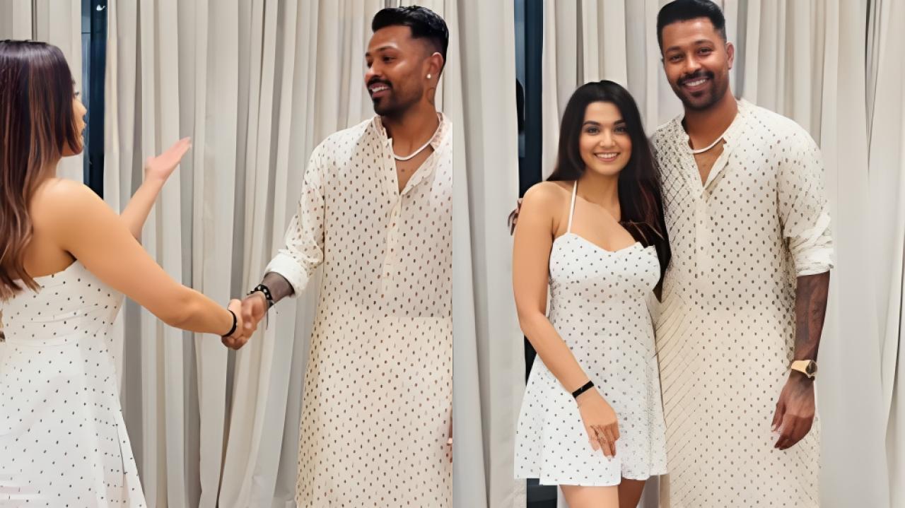 Amid divorce rumours, a mystery girl makes Hardik Pandya blush, fans ask, 'humme nayi bhabhi mil gayi?'