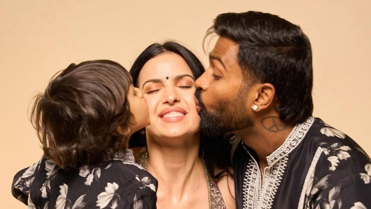 Natasa Stankovic shares post saying 'not being hard on children' as she co-parents Agastya with Hardik