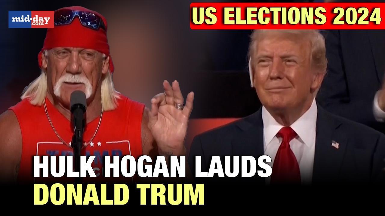 US Elections 2024: Hulk Hogan calls Trump 'Real Hero', Rips his shirt off
